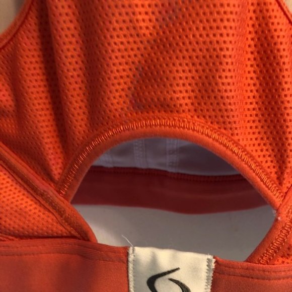 Champions Hot Coral Workout Bra, Size M - Picture 6 of 6